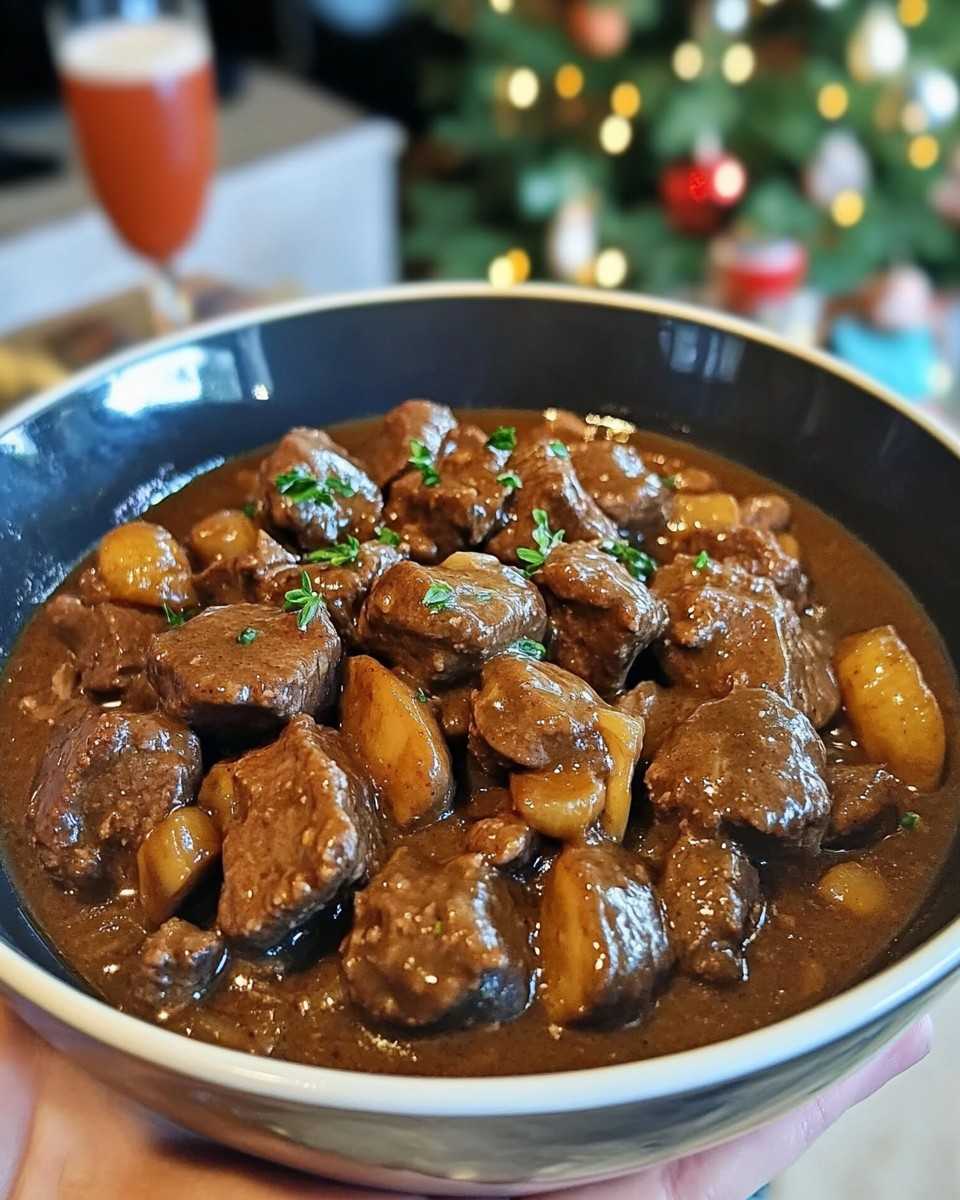 Beef Tips with Mushrooms Slow Cooker or Instant Pot