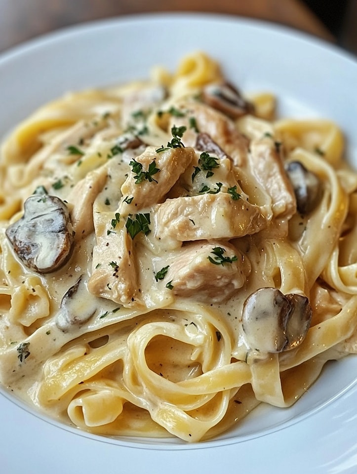 Pasta with Chicken and Boursin Creamy Sauce