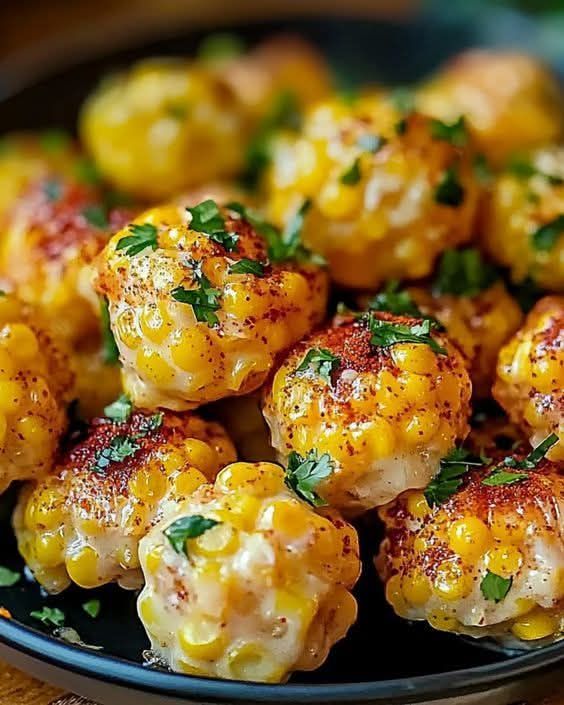 Spicy Mexican Corn Bites