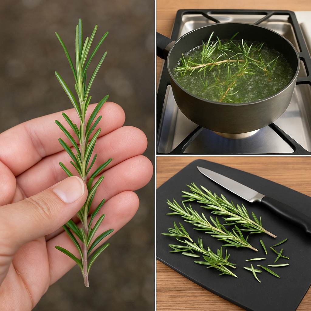 Boil 10 branches of rosemary at home, surprising what you will notice after a while