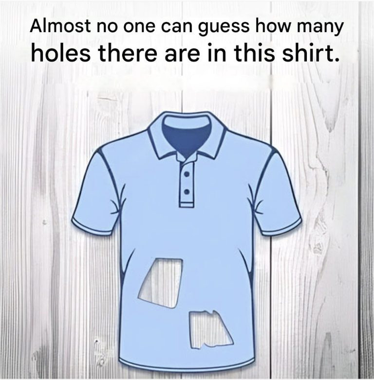 How many holes are there on this shirt?