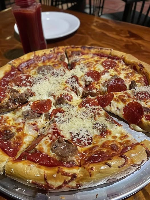 HOMEMADE CHICAGO STYLE DEEP DISH PIZZA