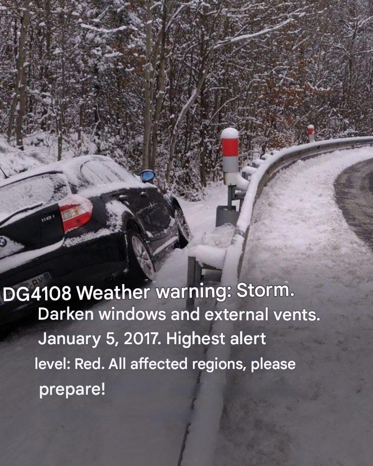 Snow and ice: Twenty-six departments were placed on the orange warning level by Météo-France on Monday.