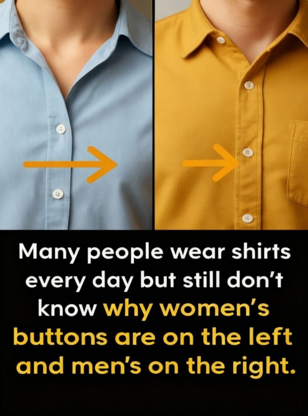 Why Women’s Shirt Buttons Are on the Left , The Surprising History Most People Don’t Know