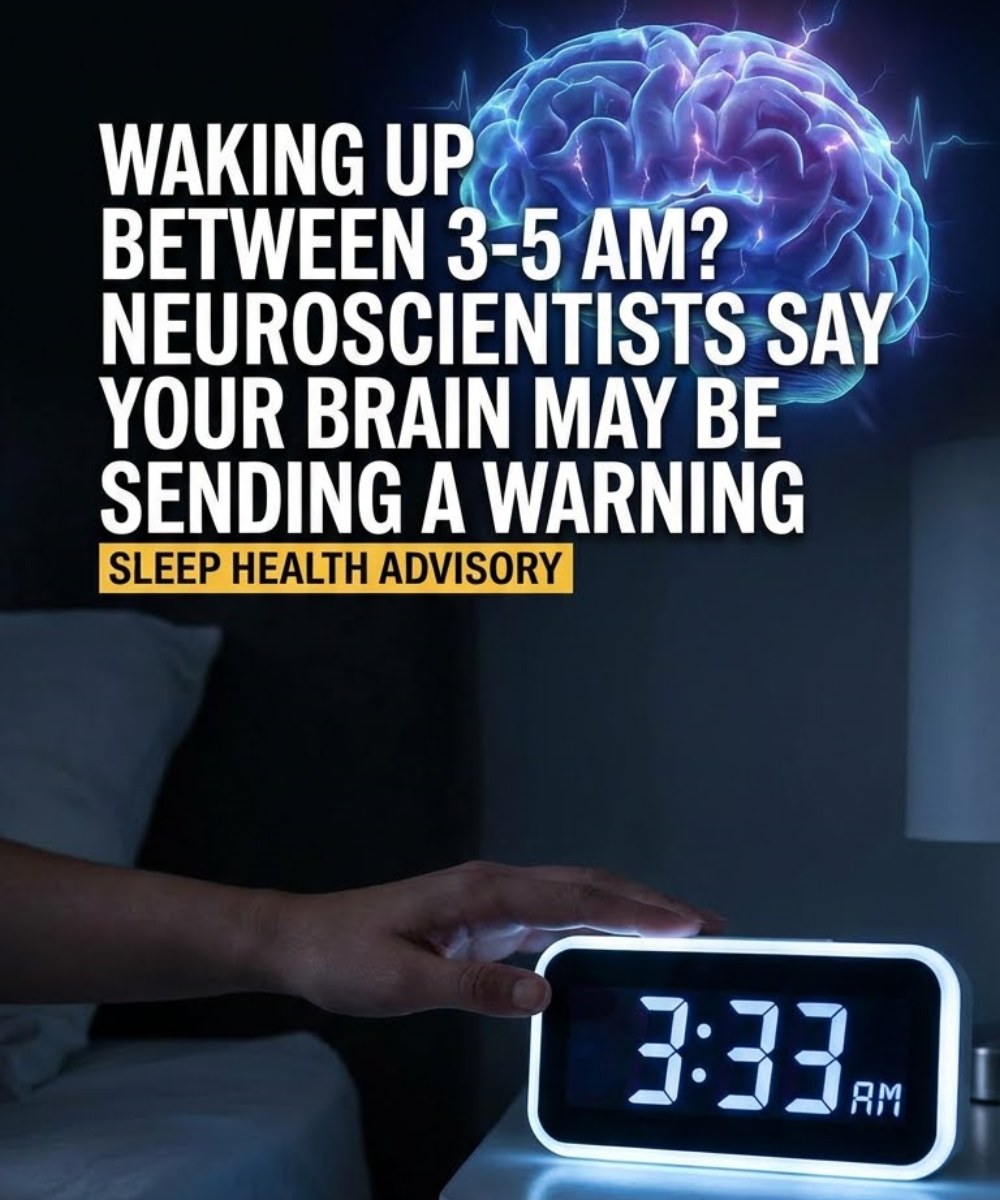 Waking Up Between 3–5 AM? Neuroscientists Say Your Brain May Be Sending a W.arning