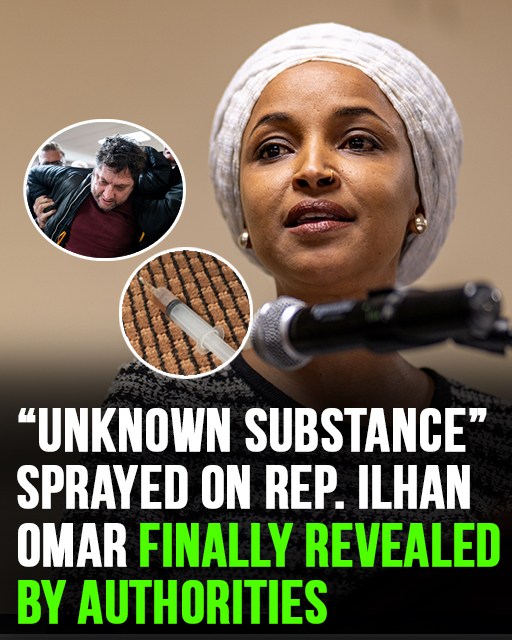 Unknown substance sprayed on US Representative Ilhan Omar finally revealed! – Story Of The Day!