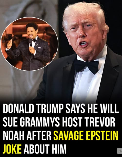 Trump Responds to Trevor Noah’s Grammys Remark With Legal Threat